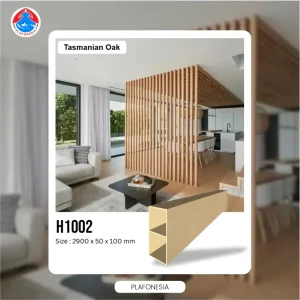 Wallpanel WPC Hollow/Tube H1002 Tasmanian Oak