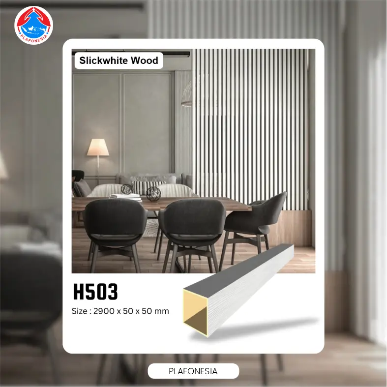 Wallpanel WPC Hollow/Tube H503 Silkwood White