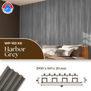 wpc wall panel wp103kk harbor grey